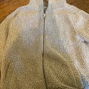 cozy sherpa zip up